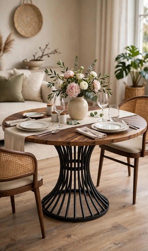 Round dining table 120 - round,