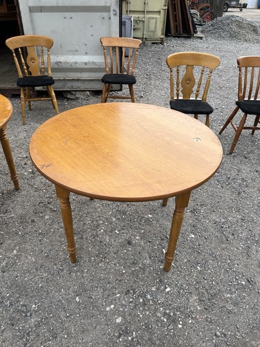 Solid hardwood round dining - hardwood,