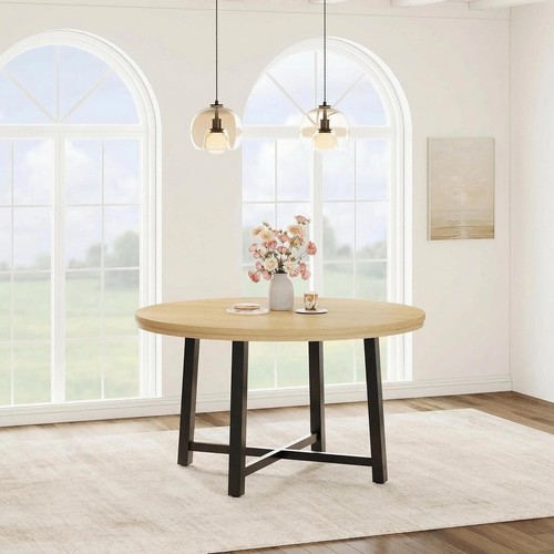 120cm round dining table - dining,