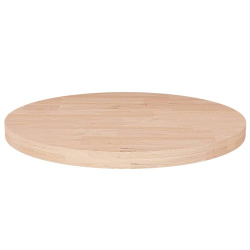 Solid wood oak round - table, top