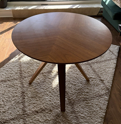 Ikea round wood dining - ikea, table