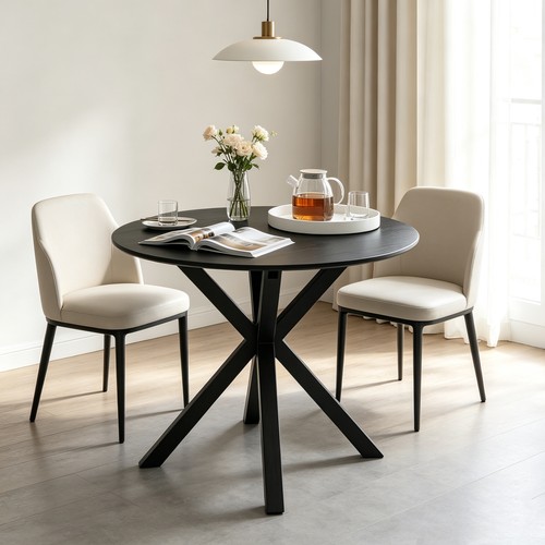 80cm round dining table - 80cm,