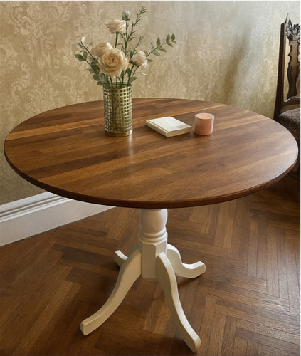 Wooden dining table - dining,