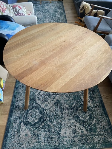 Solid oak round dining - solid,