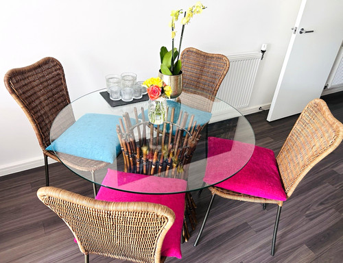 Round clear glass top - round,