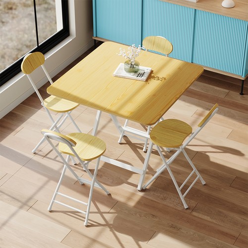 Round square folding dining - folding,