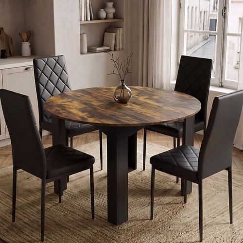 Round dining table for 6 - dining, 4-6