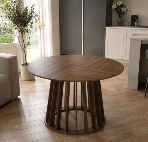 Wooden round dining table - wooden,