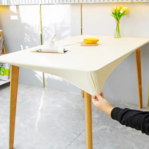 Leather elastic tablecloth - leather,