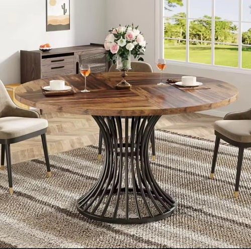 Round dining table 120 - table, cm