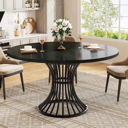 Xerome round dining table - dining, 120