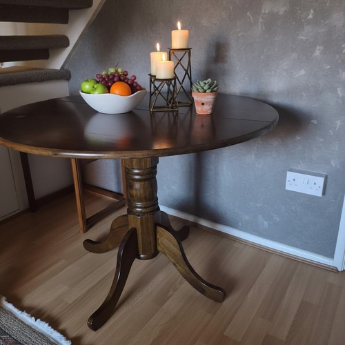 Pedestal dining table mid - dining,