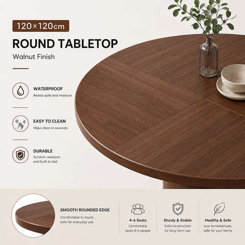Round dining table - dining, for