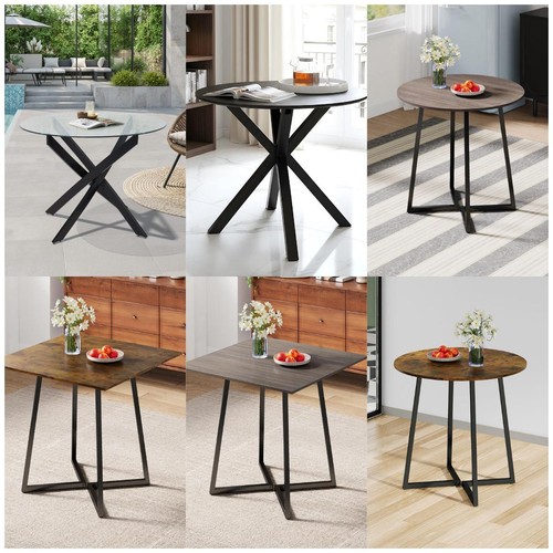 80cm round square glass coffee - 80cm, round/square