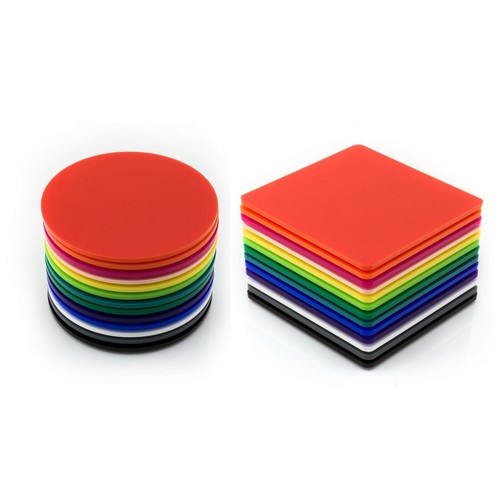 Acrylic coasters square - coasters,