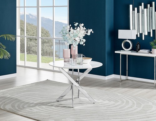 Novara compact round dining - round,