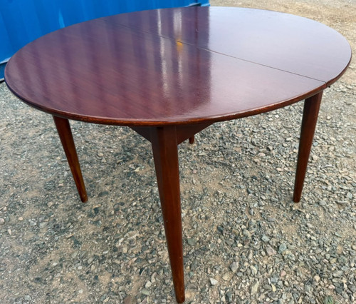 Round extending dining table - dining,