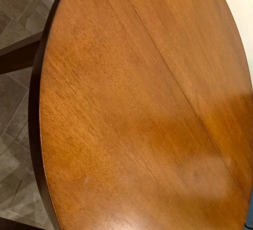 Round drop leaf wooden - leaf,