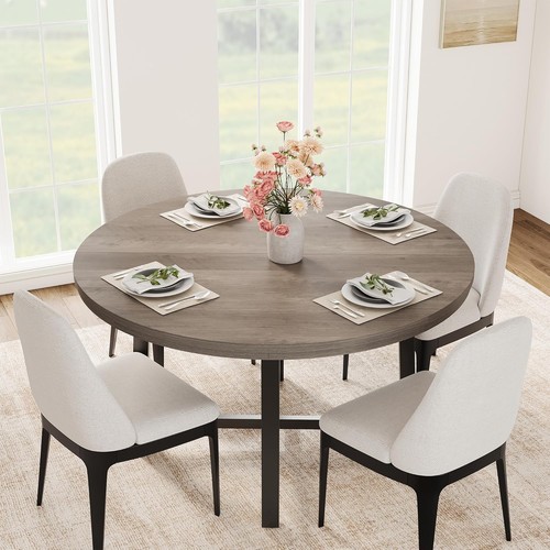 120cm round dining table - dining,