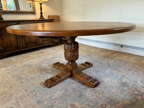 Splendid solid oak circular