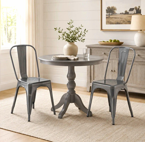 Round pedestal dining - round, table