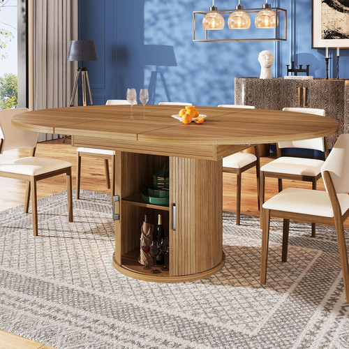 Extendable dining table 6 - extendable,